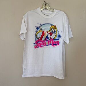 White Sailor Moon Long Sleeve Tee